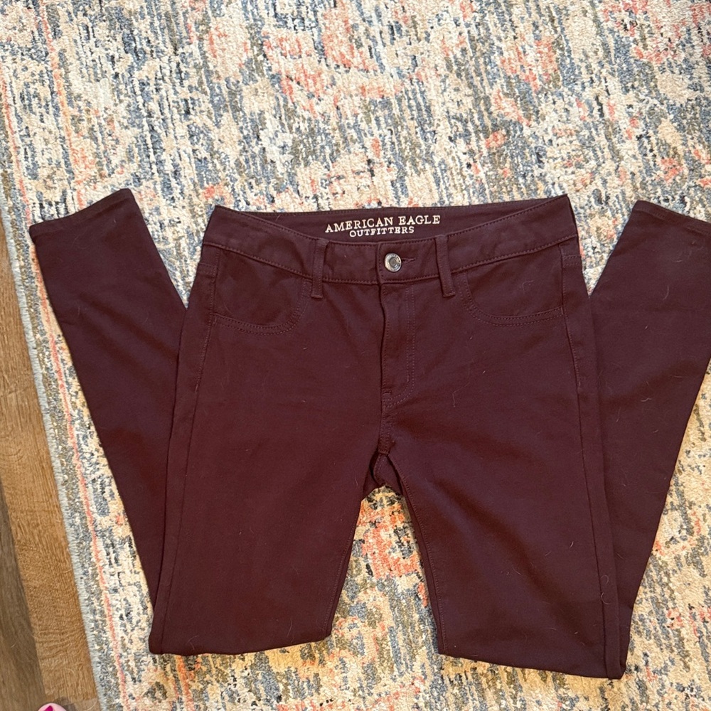 American Eagle Maroon Pants